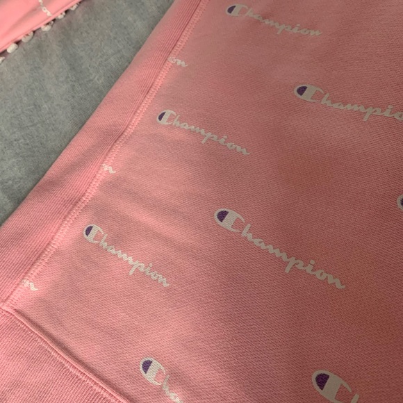 Champion long sweatshirt reverse weave pink - Picture 5 of 7